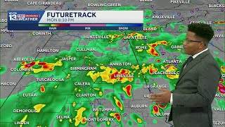 Rain returns for Memorial Day in Alabama, with storms possible every day in the weather forecast