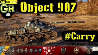 World of Tanks Object 907 Replay - 7 Kills 7.5K DMG(Patch 1.4.0)