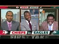 Super Bowl LVII preview! Patrick Mahomes or Jalen Hurts!  First Take