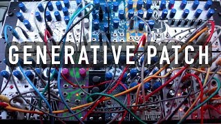 Generative Patch with Snazzy FX Eurorack (incl. patch notes) #TTNM