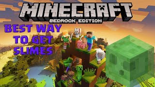 HOW TO GET SLIMES TO SPAWN EASY (Minecraft Bedrock 1.19.50)