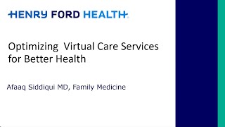 Healthy Living Lecture June 26, 2024: How to Optimize Virtual Care
