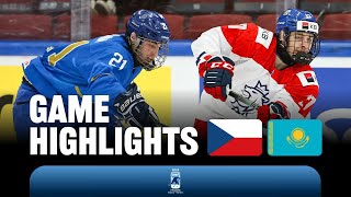 Highlights: Czechia vs Kazakhstan | 2024 #U18MensWorlds