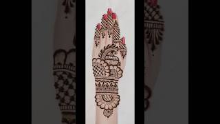 Easy simple back hand mehndi designs#mehndi #youtubeshorts #trending #shorts #viralvideo #henna