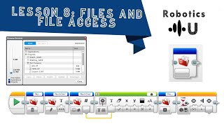 EV3 programming 8: File access, easy and versatile saving!