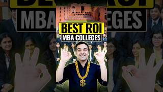 Top 3 MBA Colleges in India With Best ROI 🎯💸 #shorts