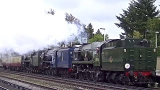 Triple Header - Up close and personal Braunton, Tornado \u0026 Britannia.