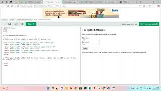 W3Schools HTML Tutorial 25 | HTML form Attribute