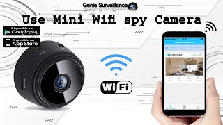 How to setup A9 mini Spy IP Camera Wireless WiFi on your phone mobile