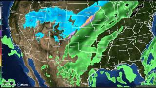 GFS model loop of the potential Significant Ice Storm for the Texas Panhandle.