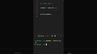 Python abs() function 😮😮😆😆
