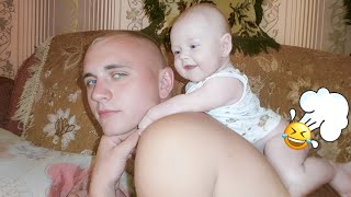 Best Funny Baby and Daddy Moments Compilation - Funny Baby Video