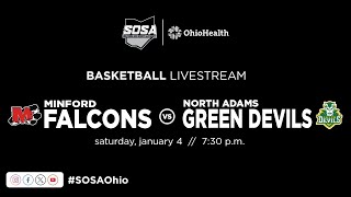 BOYS BKB LIVE STREAM - Minford Falcons vs North Adams Green Devils