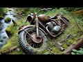 FULL Restoration ABANDONED Motorcycle After an ACCIDENT in the FOREST!