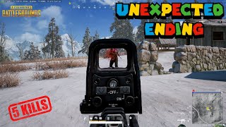 Unexpected Ending in Snow World | PUBG Solo Gameplay | Vikendi | 5 Kills