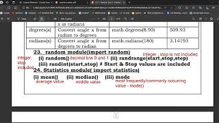 SESSION 4 - MODULES IN PYTHON,EXCEPTION HANDLING