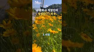 흔한 시골회사 직장인의 하루 일상 #shorts #시골생활 #명애씨이야기