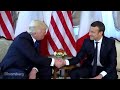 macron trump handshake under the microscope