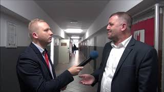 Burmistrz Wieruszowa   komentarz podczas prawyborów
