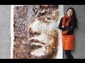 Red - Jay Chou Portrait with Coffee Cup Stains 用咖啡漬畫周傑倫