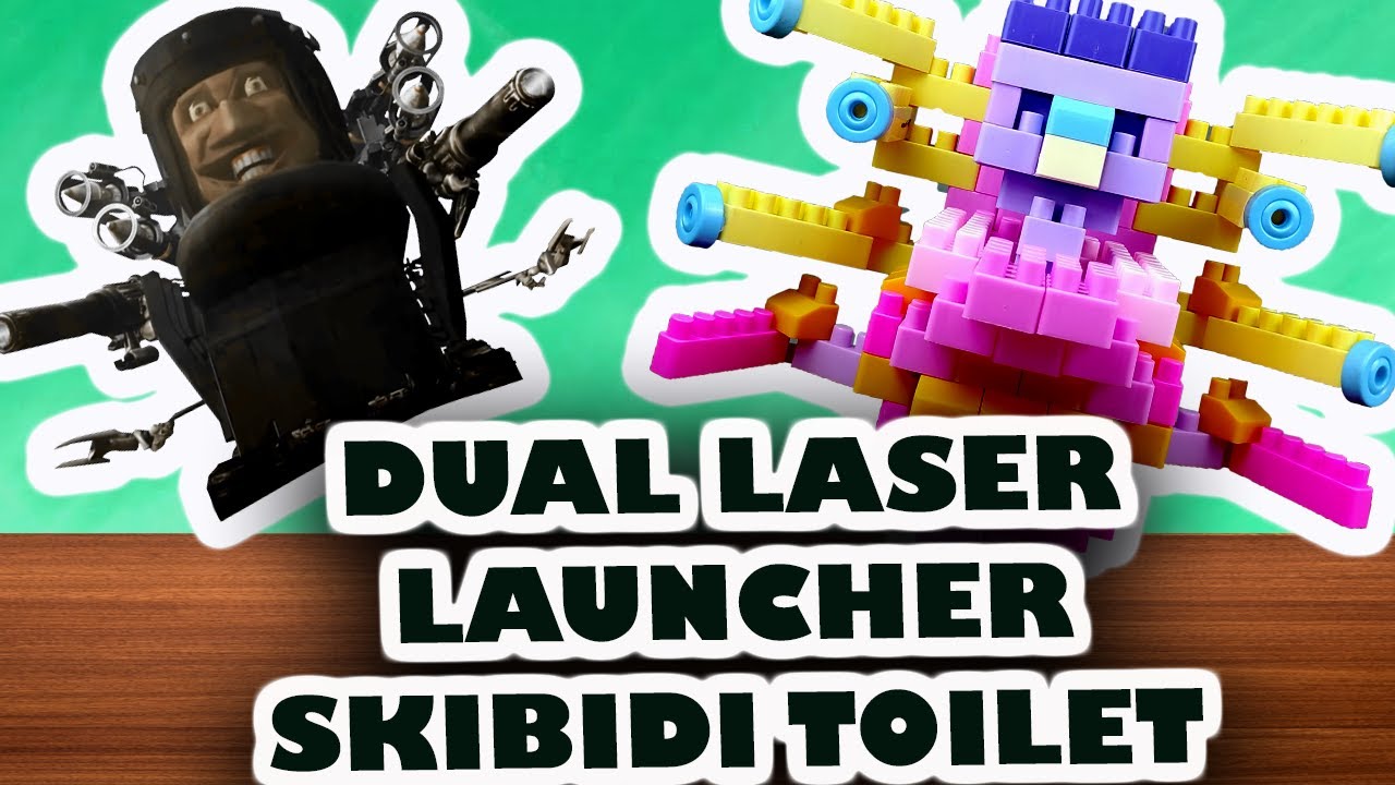 Cara Membuat Lego Dual Laser Launcher Skibidi Toilet | Lego Block - YouTube