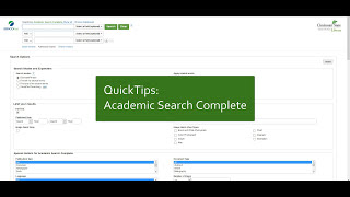 Academic Search Complete CC