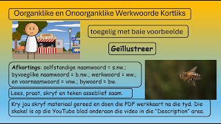 Oorganklike en Onoorganklike Werkwoorde in Afrikaans