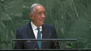 Portuguese President Marcelo Rebelo de Sousa addresses UN General Assembly (24 Sep. 19)