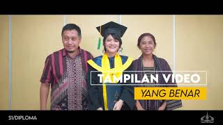 Video Tutorial Wisuda Gabungan untuk Sarjana, Diploma, Magister, Doktoral, Spesialis dan Profesi