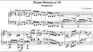 Sergei Prokofiev - Piano Sonata no. 10 (fragment), Op. 137 (Boris Berman) (1953)