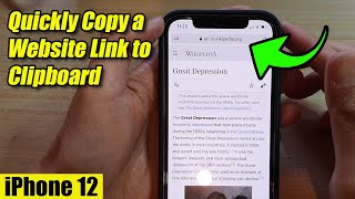 iPhone 12: How to Quickly Copy a Website Link to Clipboard