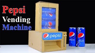 Diy Pepsi Vending Machine From Cardboard at Home (easy)