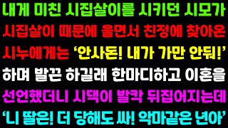 [실화사연] 시집살이 시키는 시모를 제대로 참교육 하는데