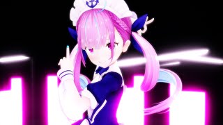 【MMDホロライブ】グッバイ宣言/湊あくあ フルは説明より【4K60fps】#shorts