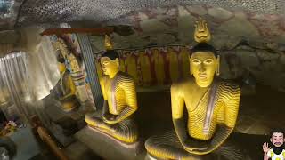 EP.235. Dambulla Royal Cave Temple and Golden Temple.Srilanka.