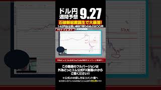 ドル円、石破新総裁誕生で大暴落！142円台は買い検討？目先の戻りのめどは〇〇円 #ドル円 #大暴落 #石破新総裁 #投資 #fx #shorts（ダイジェスト）2024/9/27（金）志摩力男