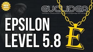 Euclidea 5.8 Walkthrough - Epsilon Level 5.8