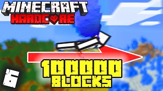 I Travelled 100,000 Blocks In Minecraft Hardcore 1.17 (#6)