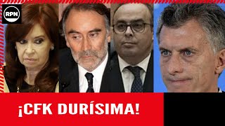 CFK intimó a la Corte y pidió la nulidad de fallo a favor de Macri y aniquiló a Bruglia y Bertuzzi