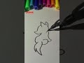 how to draw a cute fox #penthomize