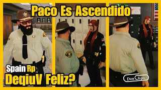 Paco (DeqiuV) es ASCENDIDO a OFICIAL PRIMERO, DeqiuV quería Oficial tercero SpainRp