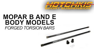 Inside Look: Torsion Bars for Mopar B\u0026E Bodies