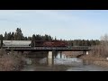 cp secondary mainline trains red deer alberta april 2014