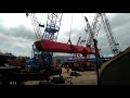 pemasangan boom telescop crane sany STC 750