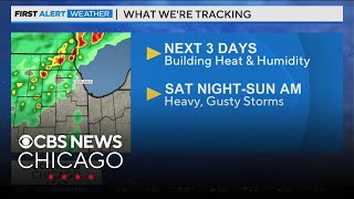 Building heat, humidity next 3 days in Chicago