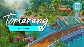 FULL TOUR OF TOMARANG - all the lots and secrets! 🌴 | Sims 4 For Rent World