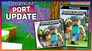 Minecraft for Sega Dreamcast and Gamecube Update - Particle system, night/day and more!