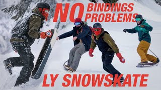 LY SnowSkates - No Bindings, No Problems