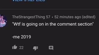 - Me 2019 comment