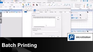Batch Printing in MicroStation